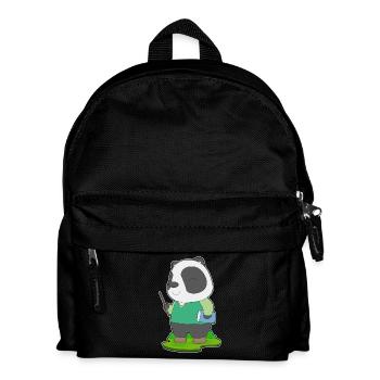 Panda Teacher Book School - Kids' Backpack - black - Front