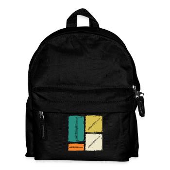 Joueur de flûte - Sac à dos Enfant - noir - Devant