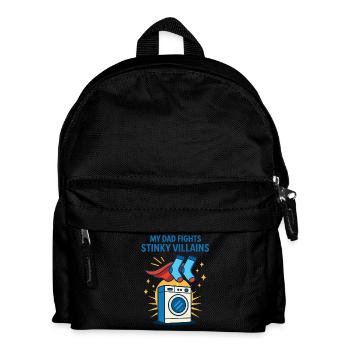 My dad fights against smelly socks Father's Day - Kids' Backpack - black - Front