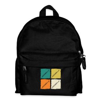 Joueur de flûte - Sac à dos Enfant - noir - Devant