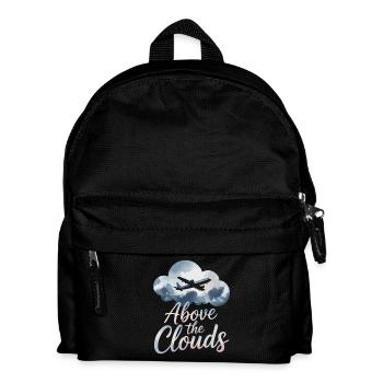Zum Ersten Mal Fliegen Travel Memory Sky - Kinder Rucksack - Schwarz - Vorne