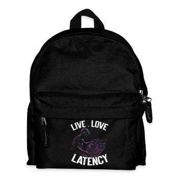 AV-Technik AV-Techniker Audiovisueller Techniker - Kinder Rucksack - Schwarz - Vorne