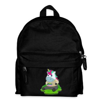 Cuisson dans un bol de cuisson licorne - Sac à dos Enfant - noir - Devant