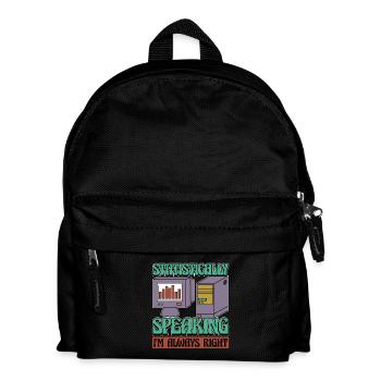 Statistician Statistically Speaking Data Analysis - Kids' Backpack - black - Front
