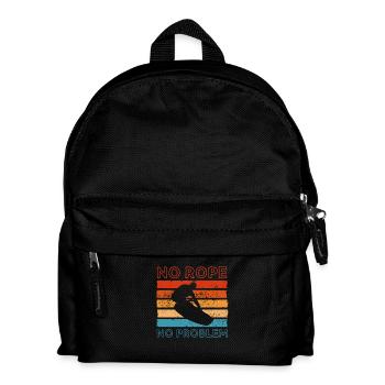 Wakeboard Wakeboarder Wakeboard Cadeau - Sac à dos Enfant - noir - Devant