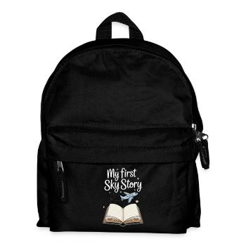 Zum Ersten Mal Fliegen Travel Memory Sky - Kinder Rucksack - Schwarz - Vorne