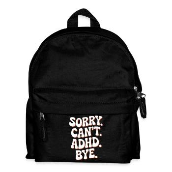 TDAH - Sac à dos Enfant - noir - Devant
