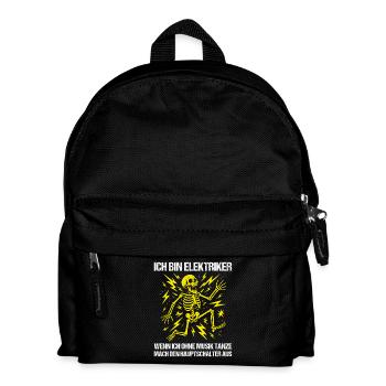 Je suis électricien - Sac à dos Enfant - noir - Devant