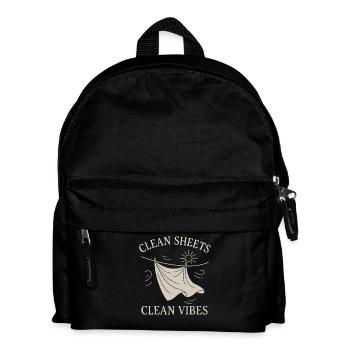 Linge propre - Amateurs de parfums Vêtements frais - Sac à dos Enfant - noir - Devant