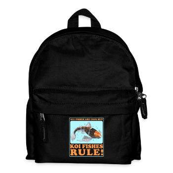 Koi Fish Koi Nishikigoi Gift - Kids' Backpack - black - Front