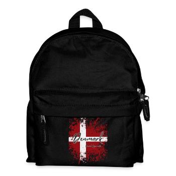 Danish pride, proud Dane - Kids' Backpack - black - Front