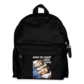 QUAND LE CŒUR CHERCHE À SE RAPPROCHER - Sac à dos Enfant - noir - Devant