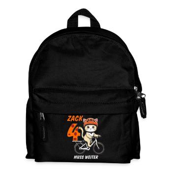KATZE FAHRRAD ZACK VIER - Kinder Rucksack - Schwarz - Vorne