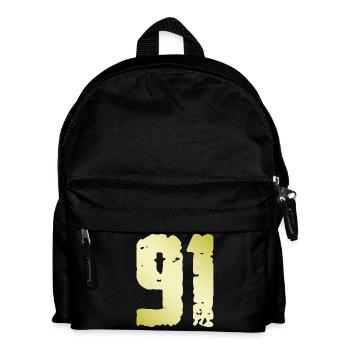 91 Nombre Vintage - Sac à dos Enfant - noir - Devant