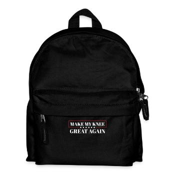 Make My Knee Great Again. Funny Recovery - Kids' Backpack - black - Front