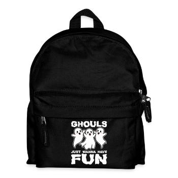 GHULE WOLLEN EINFACH NUR SPASS HABEN - HALLOWEEN GESCHENK - Kinder Rucksack - Schwarz - Vorne
