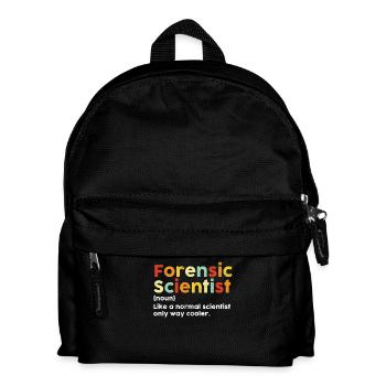 Scientifique médico-légal Drôle Définition Rétro - Sac à dos Enfant - noir - Devant