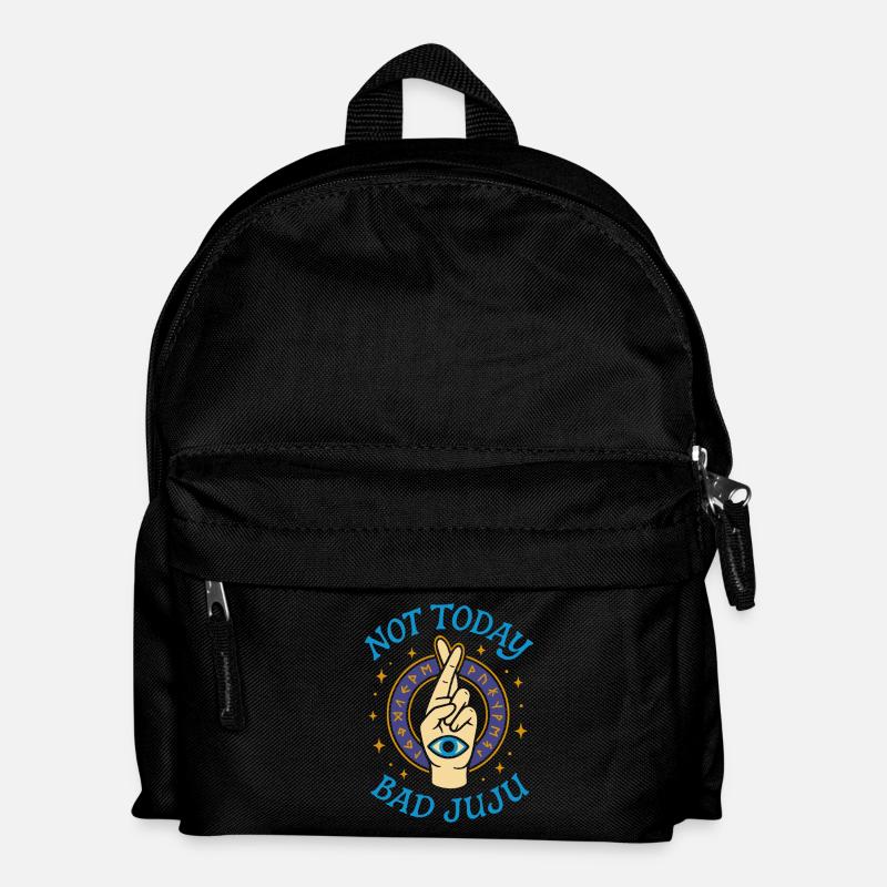 Evil Eye Spiritueller Schutz Mystische Mode - Kinder Rucksack - Schwarz
