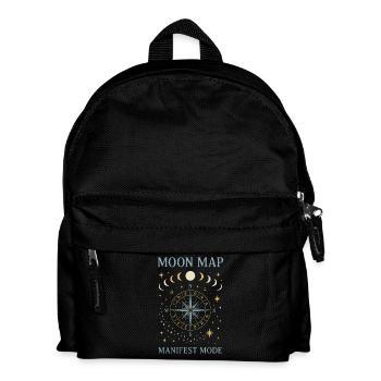 Spirituelles Sonntagsritual Selbstfürsorge - Kinder Rucksack - Schwarz - Vorne