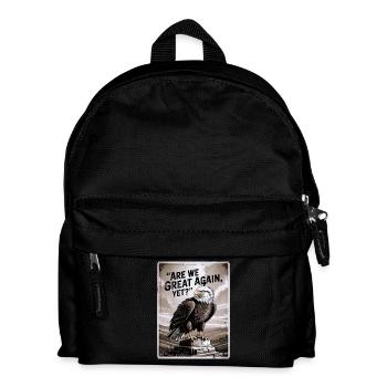 Sind wir schon wieder groß? - Kinder Rucksack - Schwarz - Vorne