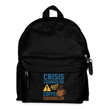 L’assistante sociale soutient le - Sac à dos Enfant - noir - Devant