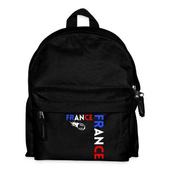 Rugbyspieler Fan Rugby Fan Rugby Frankreich - Kinder Rucksack - Schwarz - Vorne
