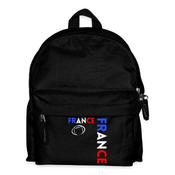 Rugbyspieler Fan Rugby Fan Rugby Frankreich - Kinder Rucksack - Schwarz - Vorne