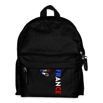 Rugbyspieler Fan Rugby Fan Rugby Frankreich - Kinder Rucksack - Schwarz - Vorne