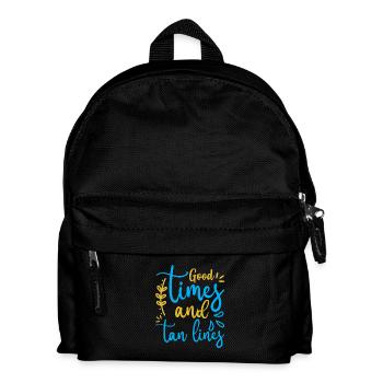 Good Times Tan Lines - Kids' Backpack - black - Front