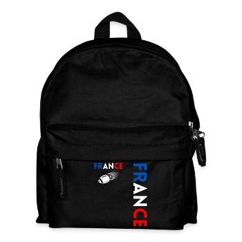 Rugbyspieler Fan Rugby Fan Rugby Frankreich - Kinder Rucksack - Schwarz - Vorne