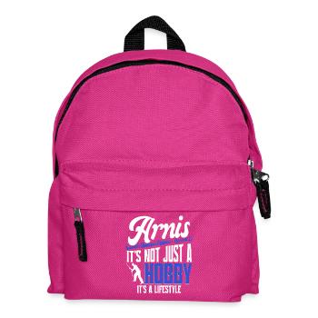 Escrima Arnis Ce n’est pas seulement un passe-temps - Sac à dos Enfant - fuchsia - Devant