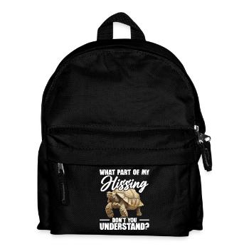 Welchen Teil Meines Zischenden Zischens Verstehst - Kinder Rucksack - Schwarz - Vorne