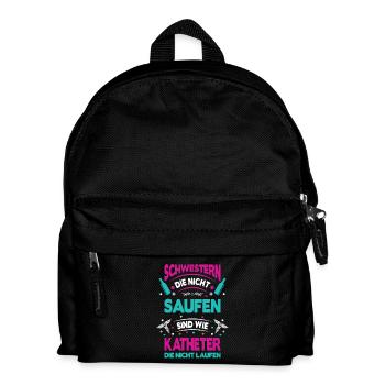 Pflegerin Geschenke Pflege Lustig Krankenpflegerin - Kinder Rucksack - Schwarz - Vorne