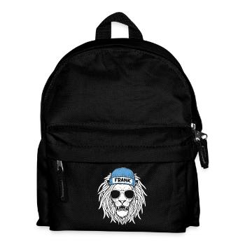 Löwe Frank - Kinder Rucksack - Schwarz - Vorne