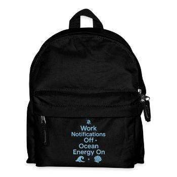 From vacation mode from the Queen Vacation office - Kids' Backpack - black - Front