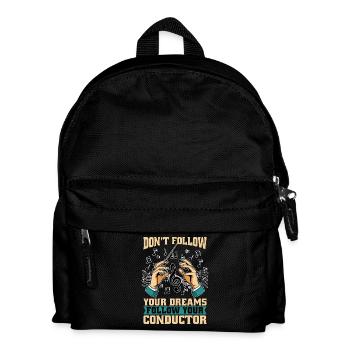 Directeur musical Ne suivez pas votre éducation musicale - Sac à dos Enfant - noir - Devant