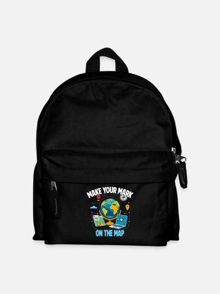Geografische Informationssysteme - Kinder Rucksack - Schwarz
