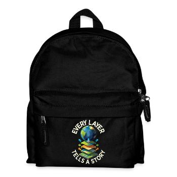Systèmes d’information géographique à chaque niveau - Sac à dos Enfant - noir - Devant
