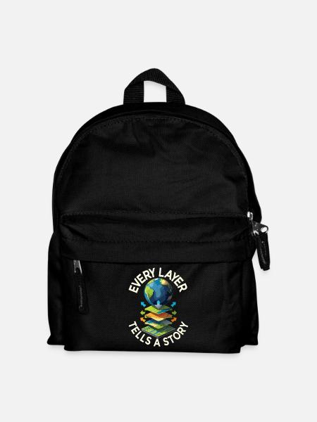 Geografische Informationssysteme Every Layer - Kinder Rucksack - Schwarz
