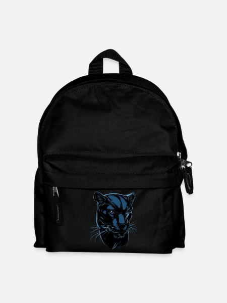 Panther Leopard Raubkatze Süße Großkatze Panter - Kinder Rucksack - Schwarz