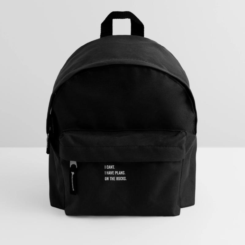 Drôle de dicton, escalade, bloc, logo vintage Sac à dos Enfant
