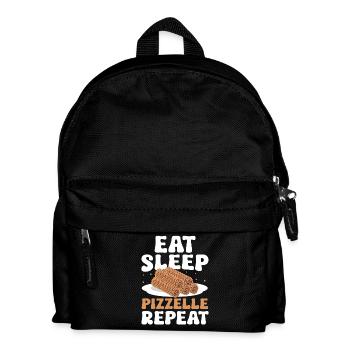 Pizzelle Waffle - Italian Waffles - Kids' Backpack - black - Front