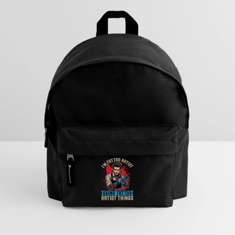 I'm Tattoo Artist Doing Tattooing Tattoo Studio Kids' Backpack