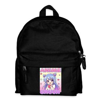 ANIME CRUSH ❤️ Kawaii Otaku Fan - Kids' Backpack - black - Front