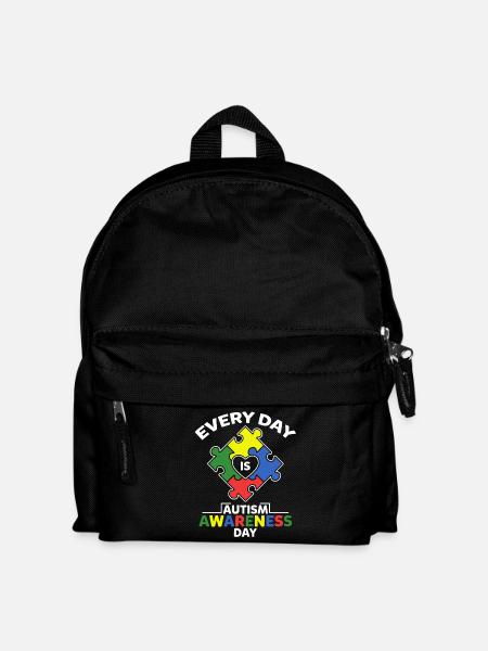 Every Day Is Autism Awareness - Kids' Backpack - black