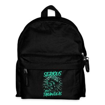 Sérieux au sujet des tarentules Propriétaire d’araignée de compagnie - Sac à dos Enfant - noir - Devant