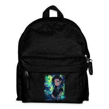 Tattoo Anime Girl – Neon Streetstyle Manga Woman - Sac à dos Enfant - noir - Devant