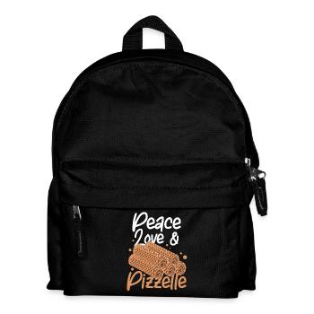 Pizzelle Waffle - Italian Waffles - Kids' Backpack - black - Front