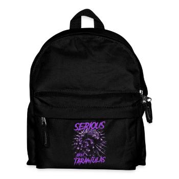 Sérieux au sujet des tarentules Propriétaire d’araignée de compagnie - Sac à dos Enfant - noir - Devant