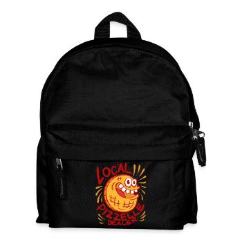 Pizzelle Waffle Biscuit - Kids' Backpack - black - Front